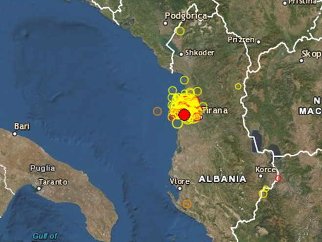 Albaniju pogodio novi zemljotres - Foto: Screenshot