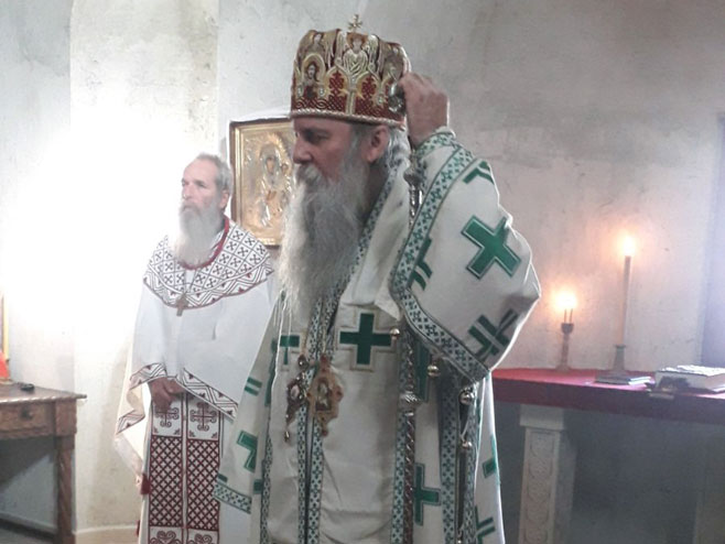 Vladika Јovan u Јasenovcu - Foto: SRNA
