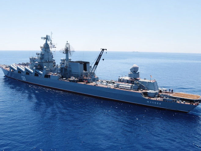 Ruski vojni brod Moskva (foto:Ministarstvo odbrane Rusije, ilustracija) - 
