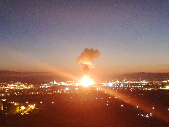 Snažna eksplozija u Taragoni (foto: twitter.com/GFavorrr) - 