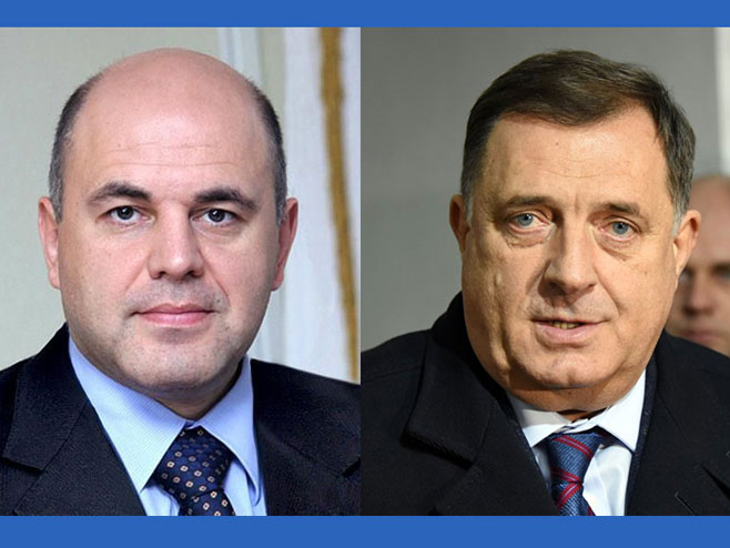 Mišustin i Dodik - Foto: ilustracija