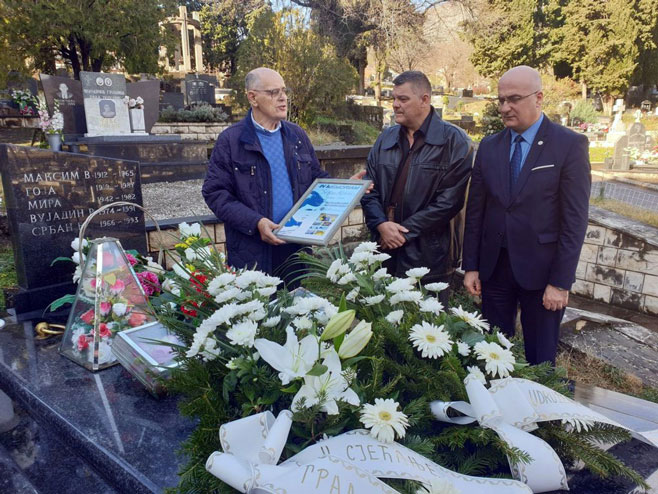 Trebinje - obilježena godišnjica smrti Srđana Aleksića - Foto: SRNA