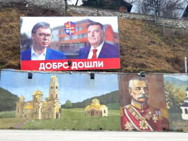 Mrkonjić Grad uoči dolaska Aleksandra Vučića (foto:atvbl) - 