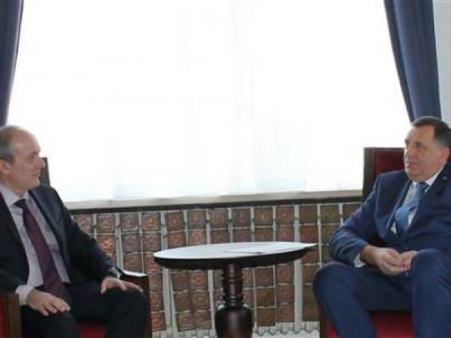 Dimiotros Papandreu i Milorad Dodik Dimiotros Papandreu i Milorad Dodik - Foto: SRNA