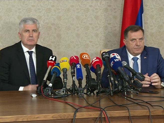 Čović i Dodik - Foto: RTRS