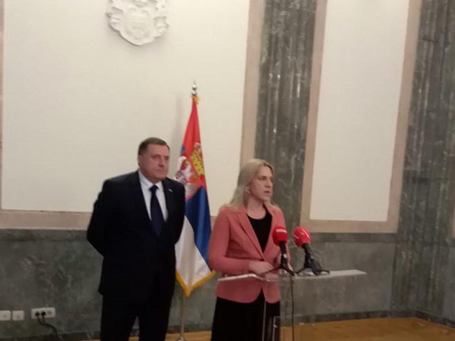 Cvijanović i Dodik - Foto: SRNA