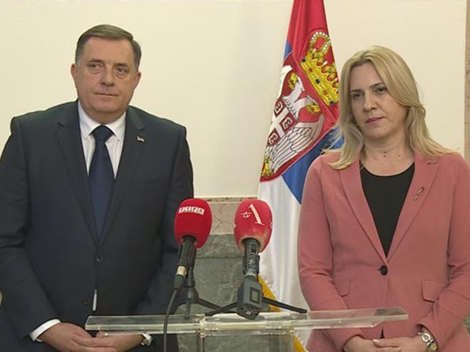 Dodik i Cvijanović - Foto: RTRS