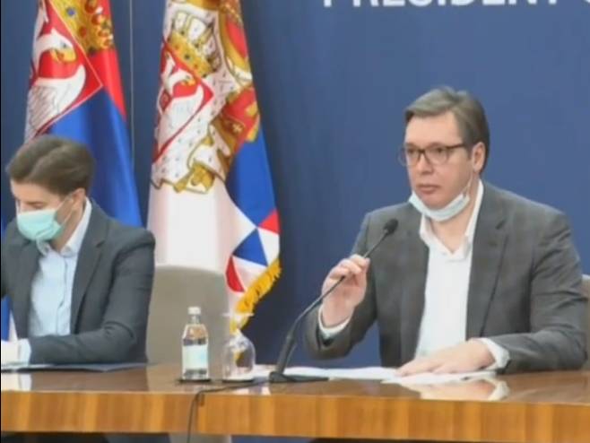 Vučić i Brnabić - Foto: RTRS