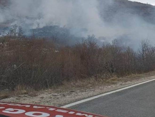Požari u Bosanskom Grahovu (foto:FENA/Mario Lončar) - 
