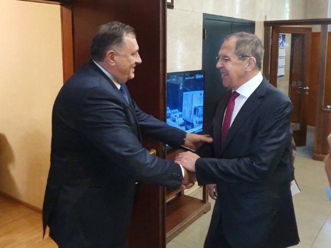 Dodik i Lavrov - Foto: RTRS