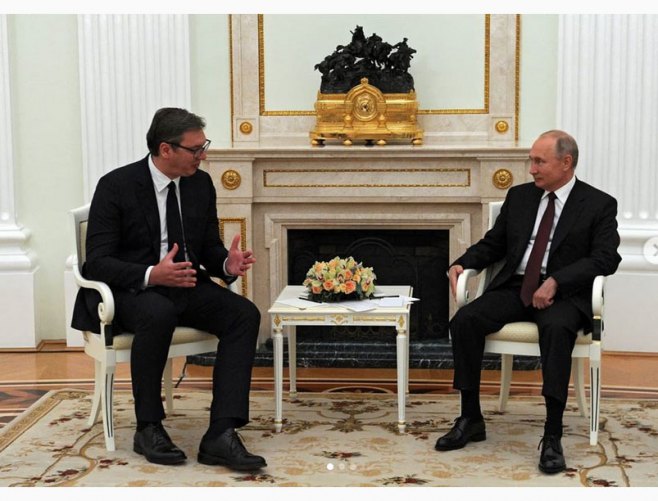 Aleksandar Vučić i Vladimir Putin - 