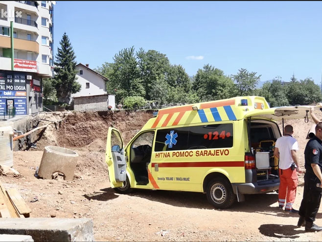 Sarajevo: Nesreća na gradilištu - Foto: klix.ba
