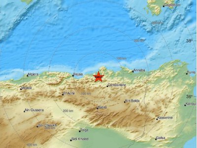 Zemljotres u Alžiru (Foto: www.emsc-csem.org) - 