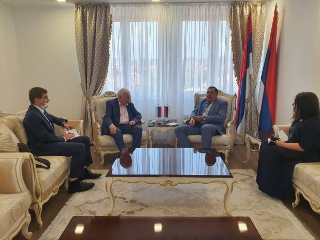 Dodik i Ivancov - Foto: SRNA