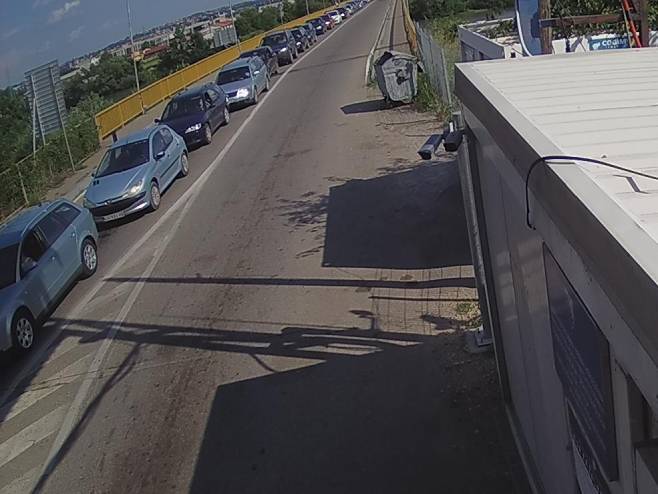 Granični prelaz Šepak - ulaz u Srpsku (foto: AMS RS) - 