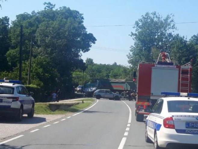 Saobraćajna nezgoda u Stublinama (foto: rtvmag.co.rs) - 