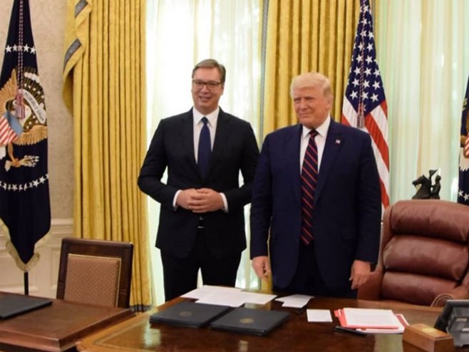 Aleksandar Vučić i Donald Tramp (foto:instagram.com) - 