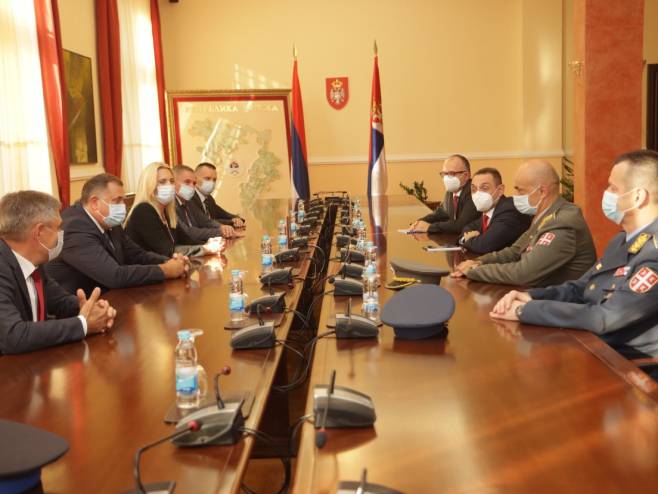 Sastanak rukovodstva Srpske sa Vulinom - Foto: RTRS