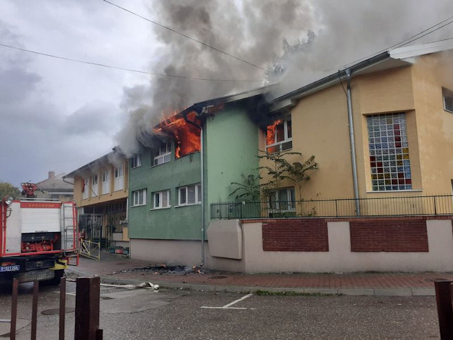 Požar u vrtiću  (Foto:jugmedia.rs) - 