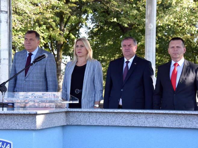 Dodik, Cvijanović, Višković i Lukač - Foto: SRNA