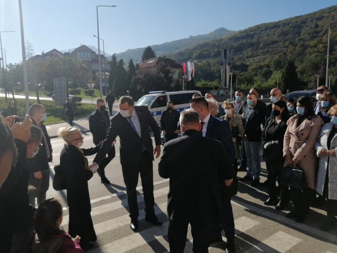 Milorad Dodik u Foči - Foto: RTRS