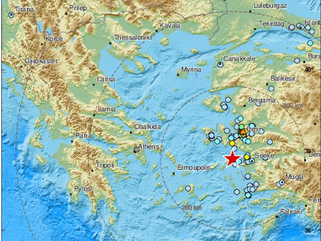 Turska - ponovo zemljotres (Foto:twitter.com) - 