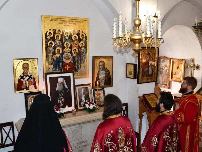 U Cetinjskom manastiru odslužen pomen blaženopočivšem Patrijarhu (foto: mitropolija.com) - 