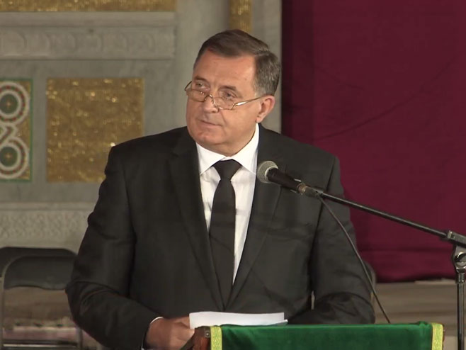Hram Svetog Save: Milorad Dodik - Foto: Screenshot/YouTube