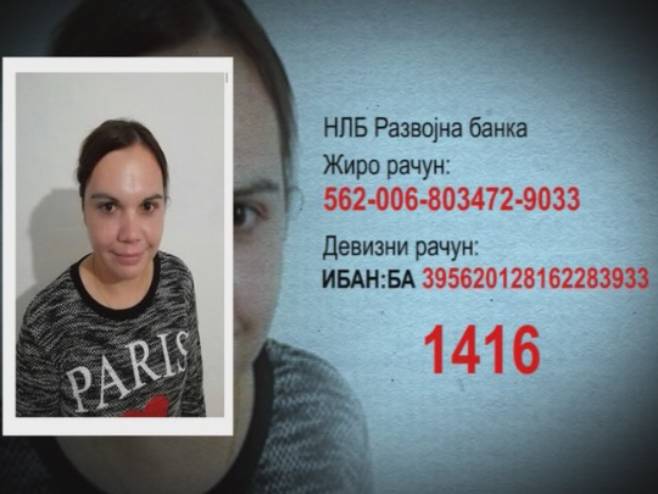 Humanitarni broj za Јelenu Vuković iz Pala - 