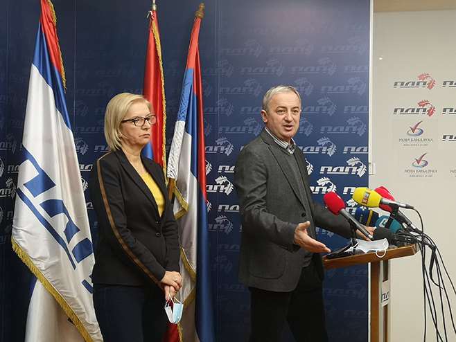 Borenović i Pekićeva - Foto: RTRS