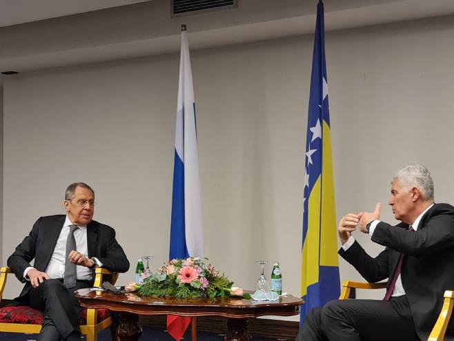 Lavrov i Čović - Foto: Twitter