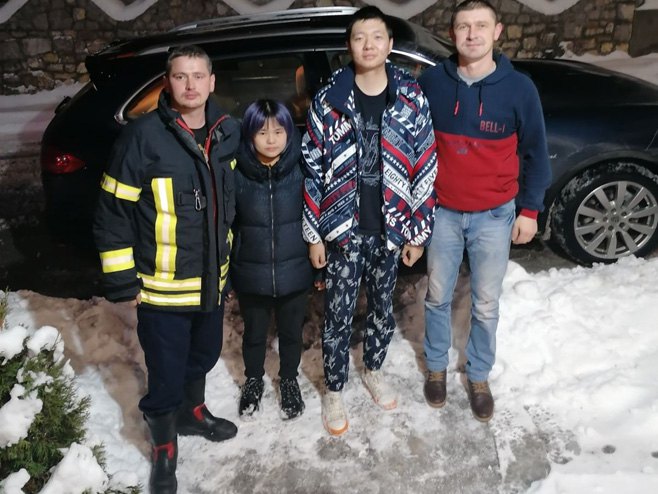 Vlasenica - spašavanje kineskih državljana - Foto: SRNA