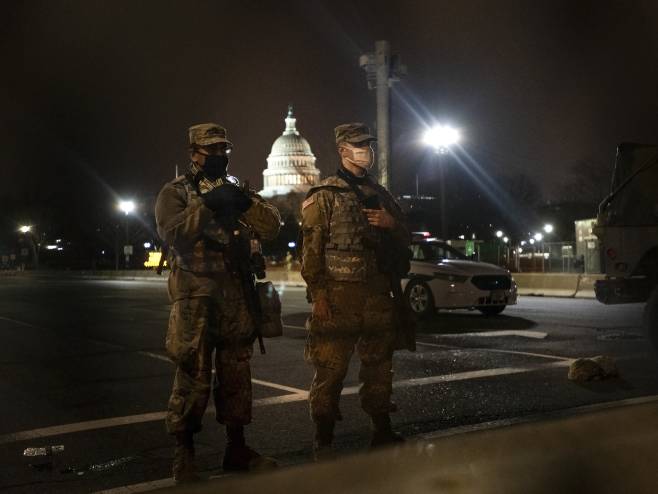 Pripadnici Nacionalne garde u Vašingtonu - Foto: Twitter