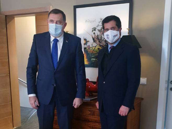 Milorad Dodik i Erik Nelson - Foto: SRNA