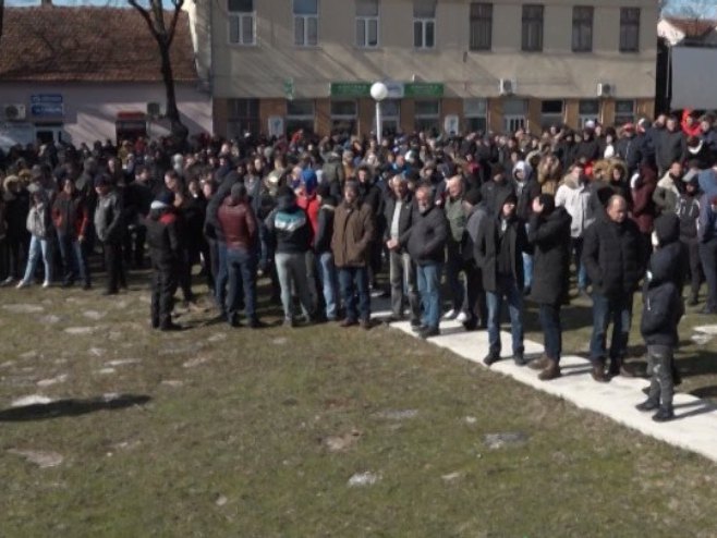 Protesti u Bileći - Foto: RTRS
