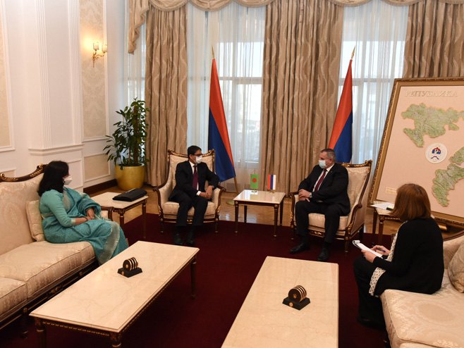 Višković sa ambasadorom Bangladeša (foto: Vlada Srpske) - 
