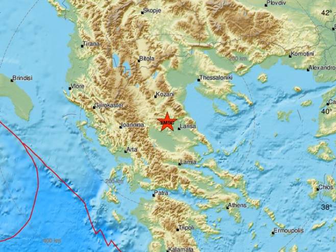 Zemljotres u Grčkoj (Foto: EMSC) - 