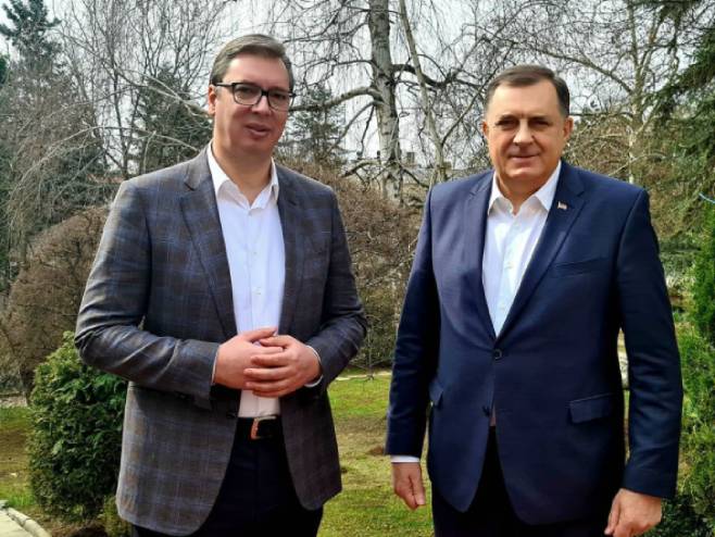 Aleksandar Vučić i Milorad Dodik (Foto: instagram.com) - 