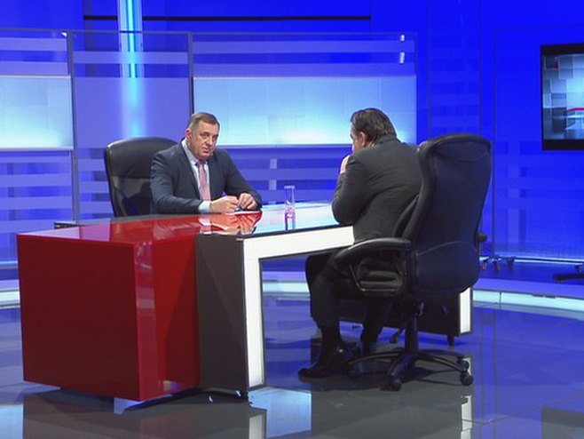 Milorad Dodik u emisiji Telering - Foto: RTRS