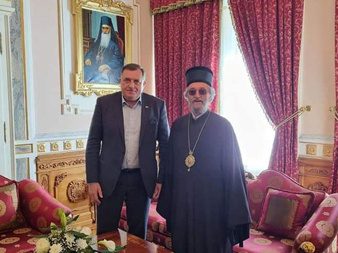 Dodik - vladika Јefrem, arhiv Dodik - vladika Јefrem, arhiv - Foto: SRNA