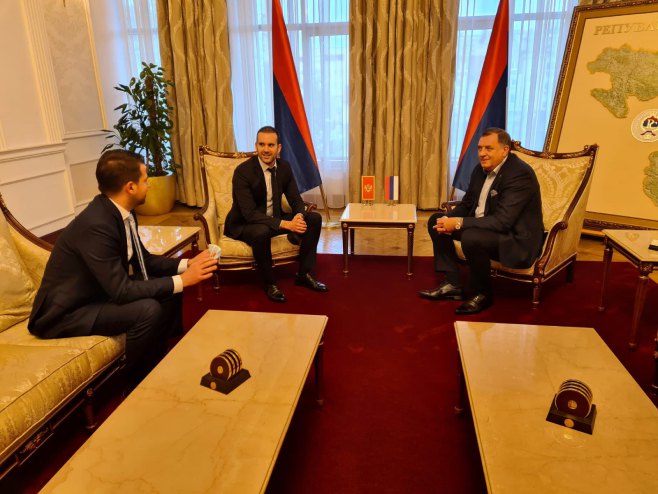 Dodik i Spajić (foto: twitter.com/MickeySpajic) - 
