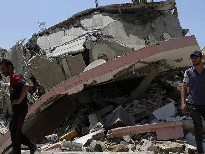 Eksplozije potresaju Gazu i Izrael (Foto: Tanjug/AR/Adel Hana) - 