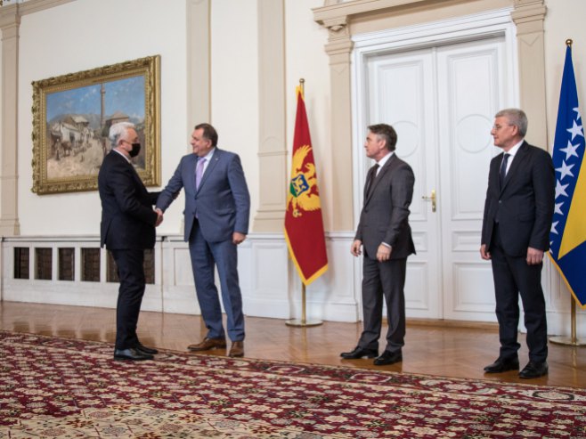Krivokapić, Dodik, Komšić i DŽaferović (foto: predsjednistvobih.ba) - 