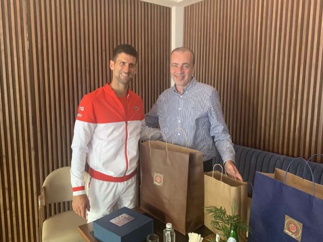 Đoković i Milinović (Foto: Teniski savez RS) Đoković i Milinović (Foto: Teniski savez RS) -