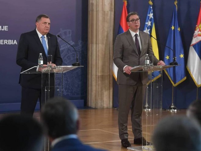 Milorad Dodik i Aleksandar Vučić (Foto: buducnostsrbijeav) - Foto: Instagram