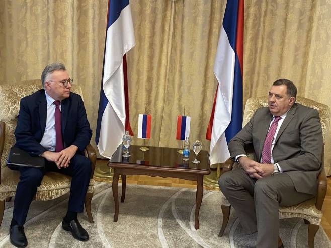 Milorad Dodik i Igor Kalabuhov - Foto: SRNA
