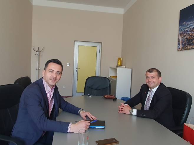 Mostar:  Velibor Milivojević i  Damir Ivetić - Foto: SRNA