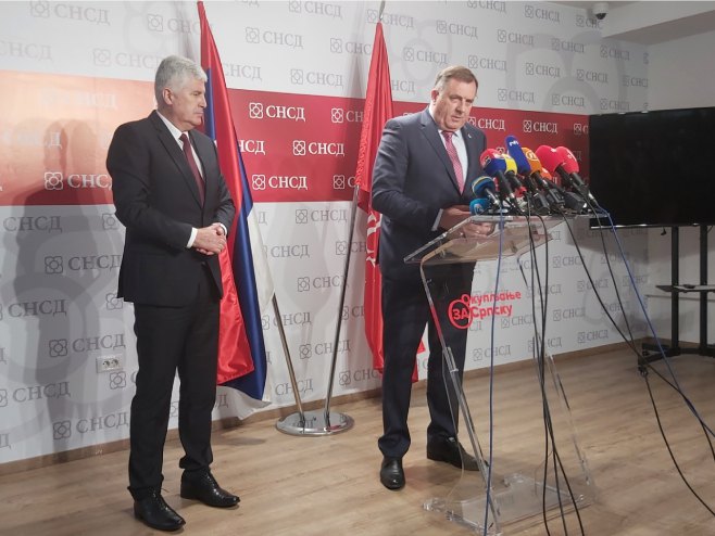 Dragan Čović i Milorad Dodik - Foto: RTRS