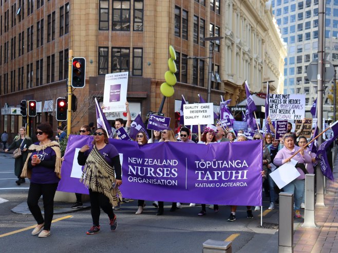 Štrajk medicinskih sestara Novog Zelanda (foto: NZNursesOrganisation) - Foto: Facebook