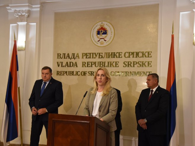Konferencija za medije nakon posebne sjednice Vlade Republike Srpske - Foto: Twitter